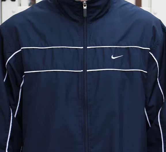 Vintage Nike Piping Warm Up Jacket (Size L) — Roots